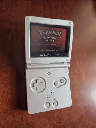 Nintendo GameBoy Advance SP AGS-001 + Pokémon Rubino