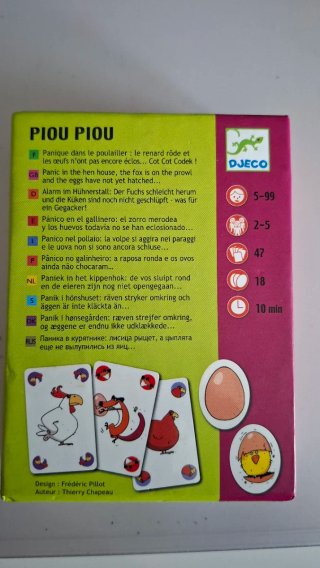 Juego de mesa Piou Piou Djeco