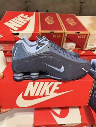 Nike Shox R4 Obsidian Reflective Blue