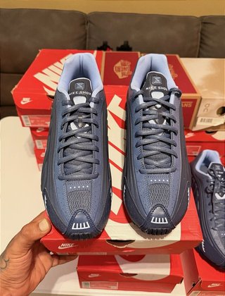 Nike Shox R4 Obsidian Reflective Blue