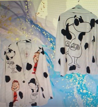 Chaqueta/americana, Snoopy Blanco y Negro