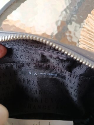 Bolso Armani Exchange Negro Logo