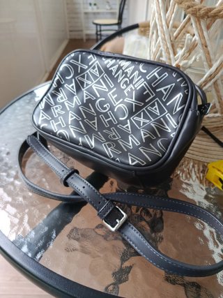 Bolso Armani Exchange Negro Logo
