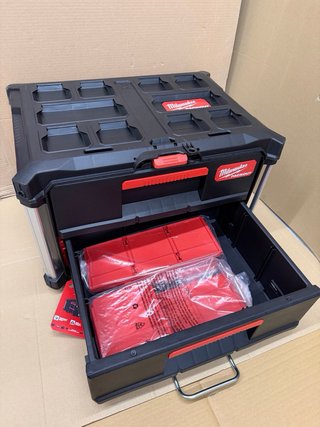 Milwaukee PACKOUT Cassettiera 2 Cassetti