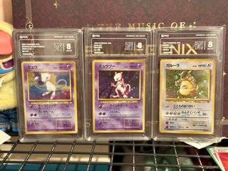 Carte Pokémon Mewtwo Mew Kangaskhan Holo Rare 199