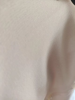Chaqueta blanca de punto fino