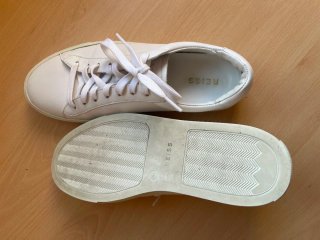 Zapatillas Reiss Blancas Piel