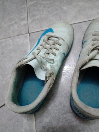 Zapatillas Nike Mercurial Azul y Blanco