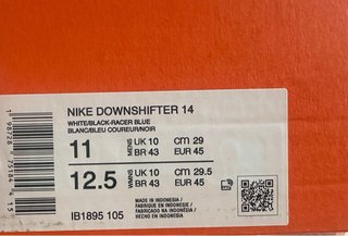 Zapatillas Nike Blancas y Azules Talla 45