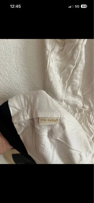 Canotta Artigli V-neck White & Black
