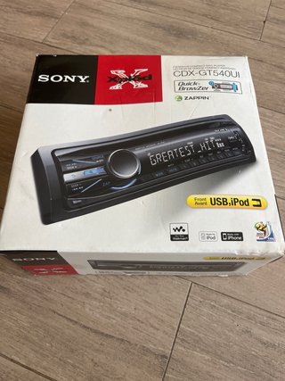 Radio Coche Sony CD USB iPod MP3 WMA AAC