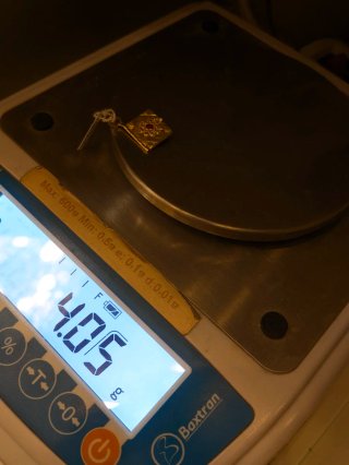 Colgante Oro 18k Vintage