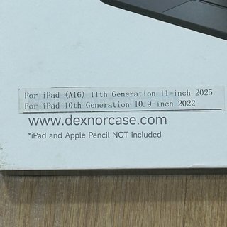 Teclado  Dexnor iPad A16 11Gen +LAPIZ  Metapen A8