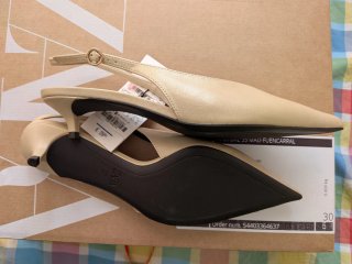 Zapatos destalonados Zara Talla 37