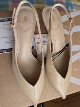 Zapatos destalonados Zara Talla 37