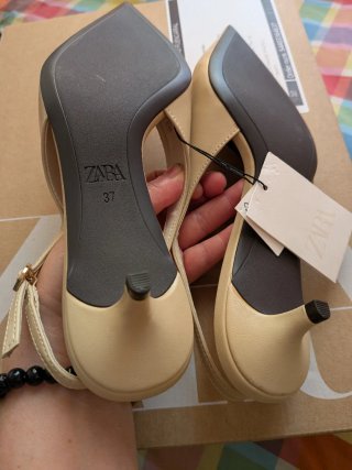 Zapatos destalonados Zara Talla 37