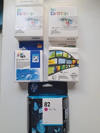 Cartuchos de ploter HP-500 (yelow, Cian, magenta)