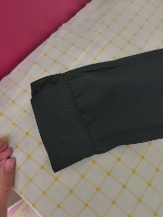 Blusa Zara manga larga verde