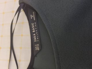 Blusa Zara manga larga verde