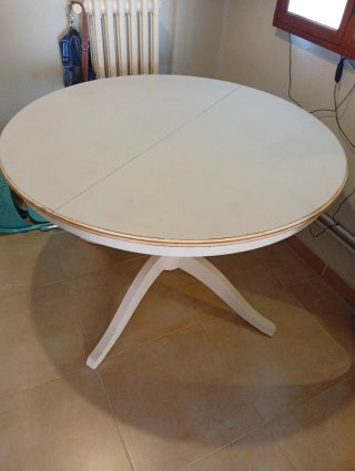 Mesa extensible redonda Ikea