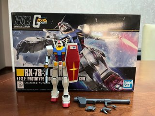 Maqueta Gundam RX-78-2 HG Montada