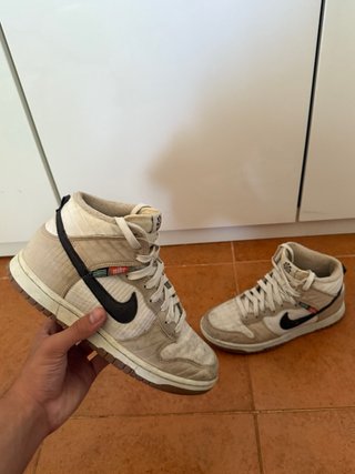 Zapatillas Nike Dunk High Move to Zero Beige
