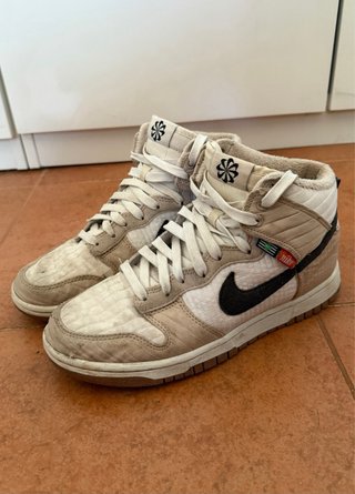 Zapatillas Nike Dunk High Move to Zero Beige