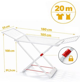Tendedero Ropa Resistente Inoxidable Plástico Duro