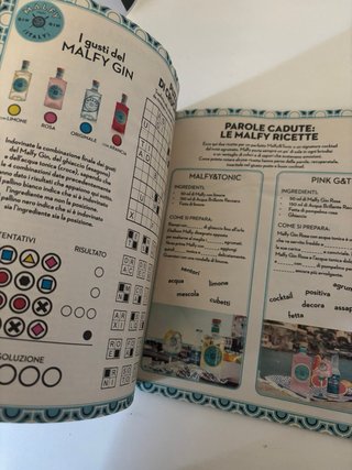 Cruciverba Malfy Gin Quiz