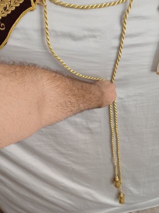 Cingulo dorado para cristos grandes