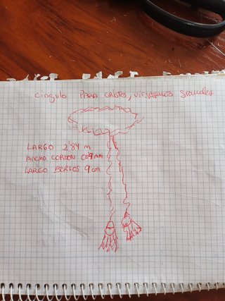 Cingulo dorado para cristos grandes