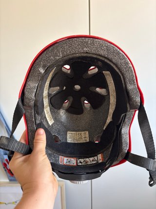 Casco Rojo Ajustable