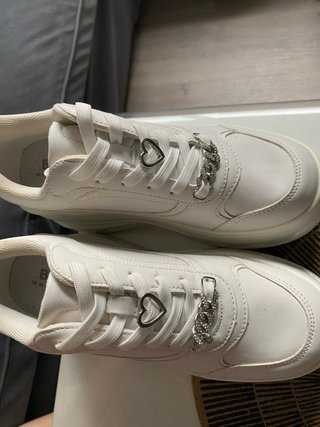 Zapatos de plataforma blancos