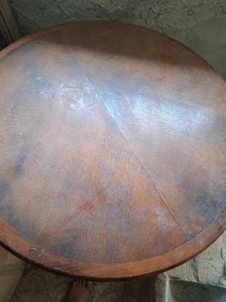 Mesa de barril de madera