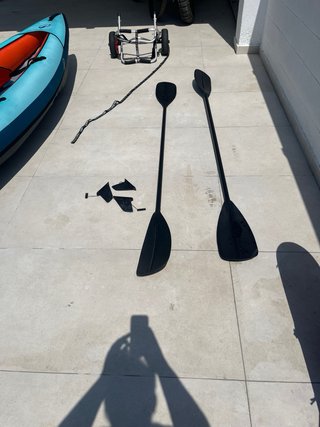 Kayak hinchable 3 personas + remos