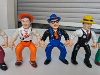 Lote 5 Figuras Dick Tracy Años 90 Playmates