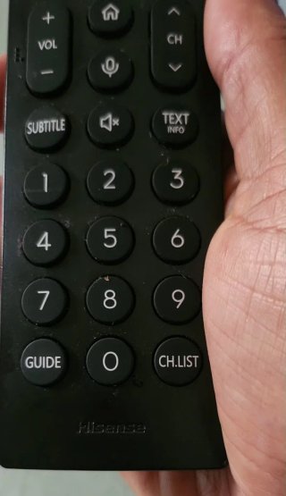 Mando a distancia TV Hisense
