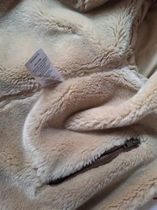 Chaqueta Cuero Oxbow Marrón Forro Borreguito
