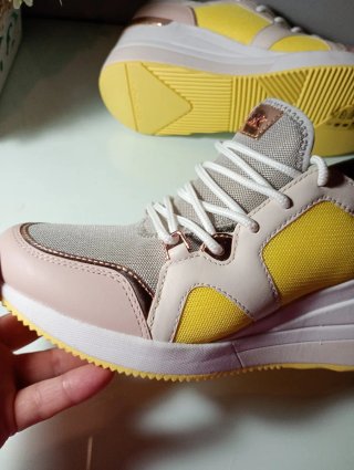 Zapatillas Michael Kors Rosa y Amarillo