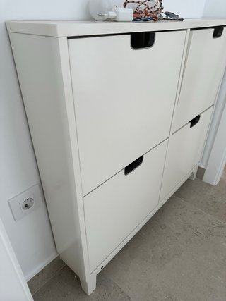 Zapatero Ikea Blanco 4 Compartimentos