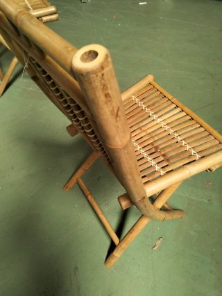 Sklum 2 Sillas Jardín Plegables Bambú Yakku