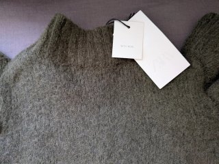 Chaleco Zara volantes lana verde M