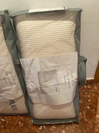 Juego de 4 almohadas blancas