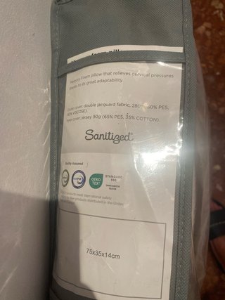 Juego de 4 almohadas blancas