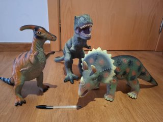 Muñeco Dinosaurio Parasaurolophus Grande