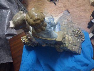 Figura de porcelana de pareja