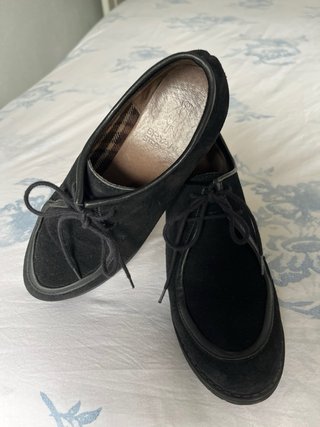 Zapatos negros de piel