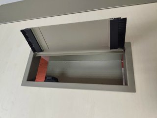 Escritorio oficina + Silla Beige/Gris