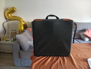Cojín Antiescaras Negro y Naranja