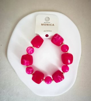 Pulsera resina y acero inoxidable